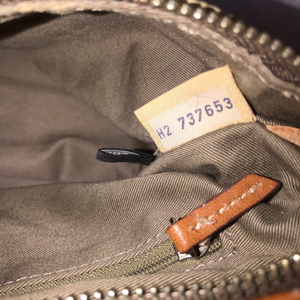 Db Dooney & Bourke Classic Tan Canvas And Signatu… - image 6